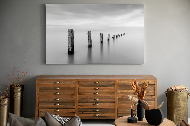 Abandoned Pillars Canvas Art - 2