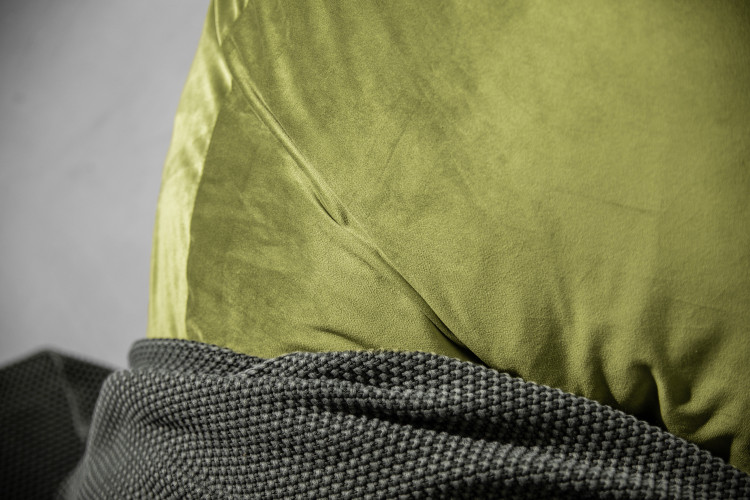 Big Boy Bean Bag - Velvet Olive Bean Bag Chairs - 1