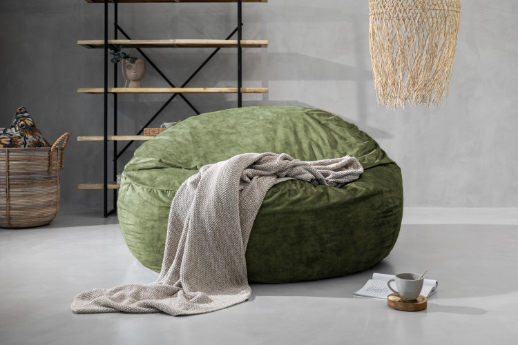 Big Boy Bean Bag - Aged Emerald Bean Bag Chairs - 1