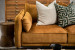 Ottavia Velvet L-Shape Couch - Aged Mustard L-Shape Couches - 6