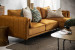 Ottavia Velvet L-Shape Couch - Aged Mustard L-Shape Couches - 3