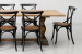 Bordeaux La Rochelle 8 Seater Dining Set - Rustic Black  - 2.4m 8 Seater Dining Sets - 5