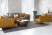 Ottavia Velvet Lounge Suite - Aged Mustard Couches - 1