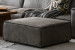 Jagger Leather Ottoman - Graphite Ottomans - 1