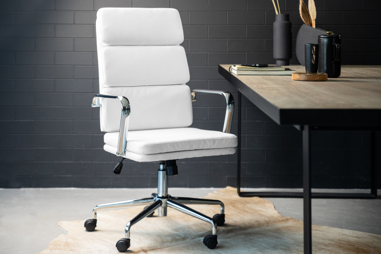 Rogen Office Chair - White Office Chairs - 1