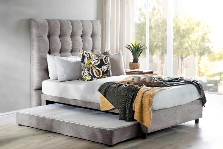 Alexa Dual Function Bed - Double - Alaska Grey Double Beds - 2