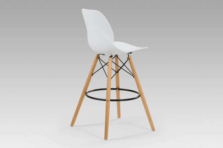 Leroy Bar Chair - White Leroy Bar Chairs - 1