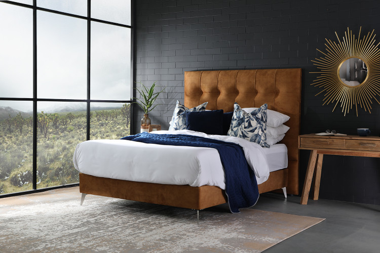 Ariella Maya Velvet Bed - Single Single Beds - 74