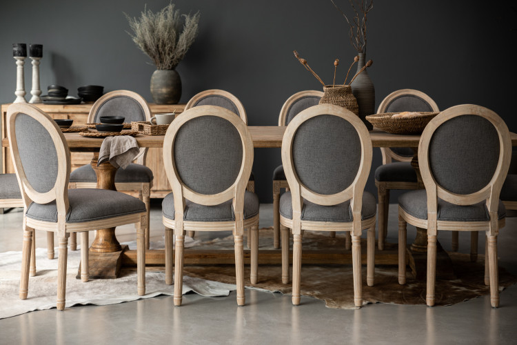 Olivia Dining Chair - Dark Grey -