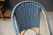 Carcel Dining Chair - Navy & White -