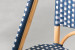 Carcel Dining Chair - Navy & White -