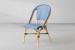 Carcel Dining Chair - Navy & White -