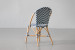 Tara French Bistro Chair - Navy & White -