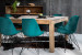 Montreal Square + Enzo 8 Seater Dining Set 1.5m - Velvet Teal -