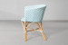 Ineze Armchair - Teal & White -