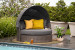 Burma Patio Daybed - Warm Grey Patio Daybeds - 3