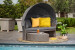 Burma Patio Daybed - Warm Grey Patio Daybeds - 1