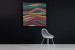 Lines of Colour Canvas Art  -