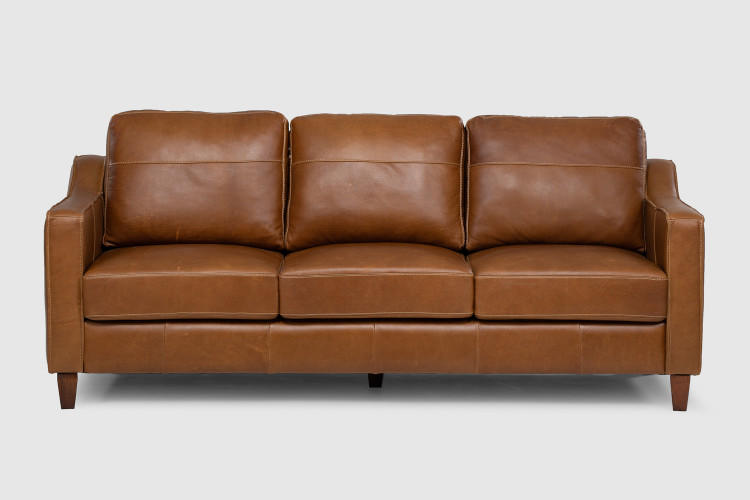 Goldman Leather Couch - Light Brown | Leather Couches | Living | Cielo -