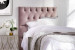 Catherine Bed - Three Quarter | Velvet Pink