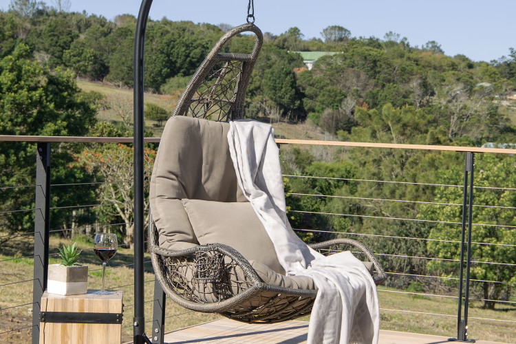 Jasper Hanging Chair Brown Hanging Chairs - 3