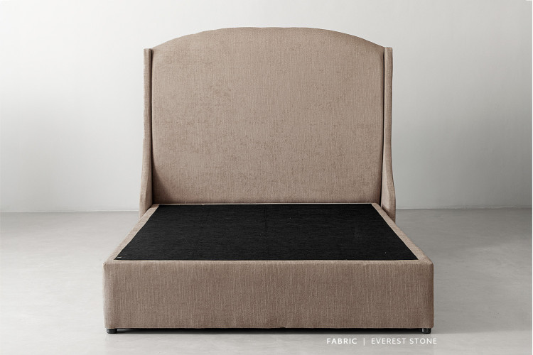 Audrey bed - Queen XL  | Everest Stone