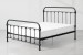 Mckenzie Metal Bed Base - Queen  - Matte Black -