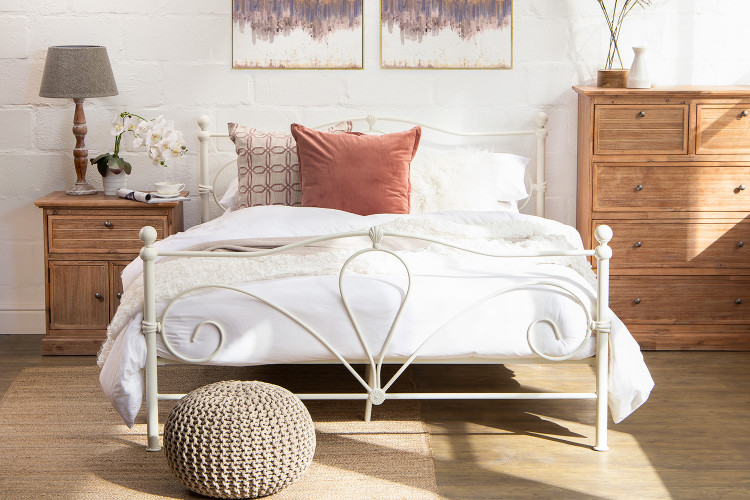 Mabel Metal Bed - Double | Beds | Bedroom | Cielo -