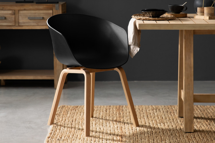 Julie Dining Chair - Black -