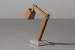 Concrete & Teak Desk Lamp | Decor | Lamps | Cielo -