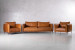 Ottavia Leather Lounge Suite - Desert Tan Lounge Suites - 1