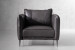 Ottavia Leather Armchair - Charcoal Armchairs - 1