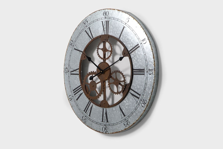 Open Dial Gear Wall Clock Clocks - 1