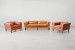 Granger Leather Lounge Suite - Vintage Tan Lounge Suites - 4