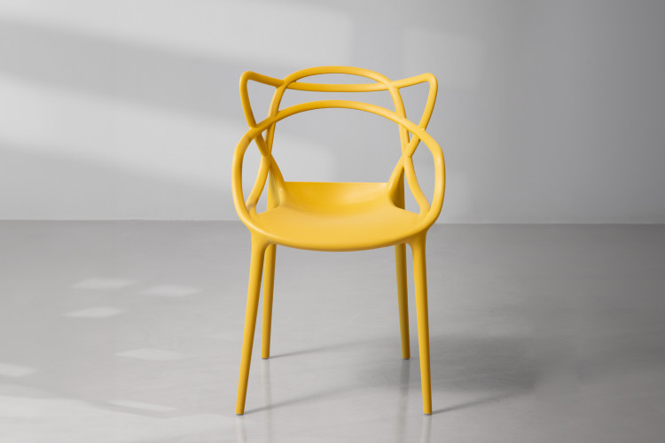 Lena Dining Chair - Mustard Dining Chairs - 1