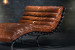 Morello Leather Chaise - Large - Vintage Brown