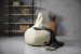 Linc Pear Shaped Bean Bag - Stone Bean Bag Chairs