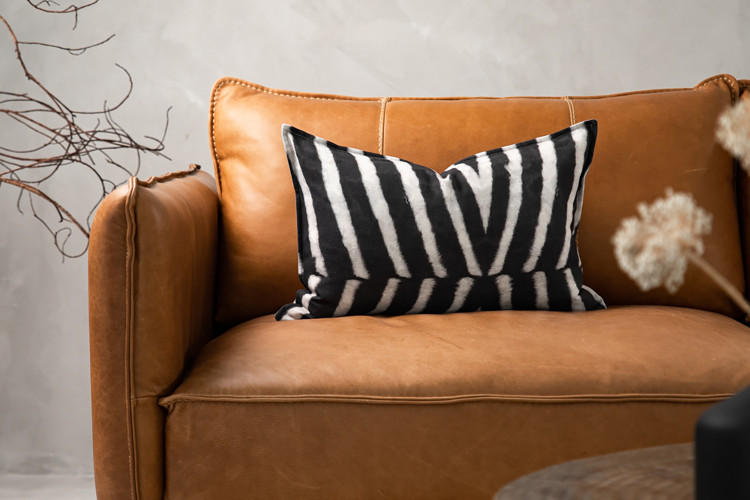 Zebra Black & White - Duck Feather Scatter Cushion Scatter Cushions