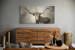 Texas Longhorn Abstract Canvas Art | Wall Art