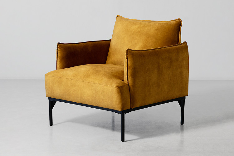 Plymouth Armchair - Mustard Armchairs - 1