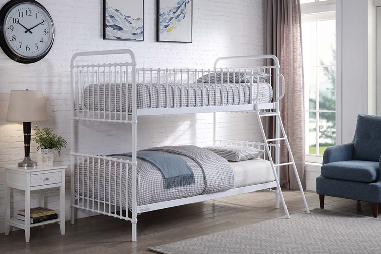 Luna Bunk Bed - White Bunk Beds - 1