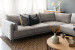 Ottavia Corner Couch - Stone Corner Couches - 2