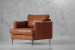 Remington Leather Armchair - Burnt Tan Armchairs - 2