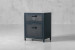 Ridge Steel Bedside Table - Antique Black Pedestals and Bedside Tables - 2