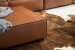 Jagger Leather Ottoman - Desert Tan Ottomans