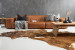 Jagger Leather Modular - 4 Seater Couch - Desert Tan