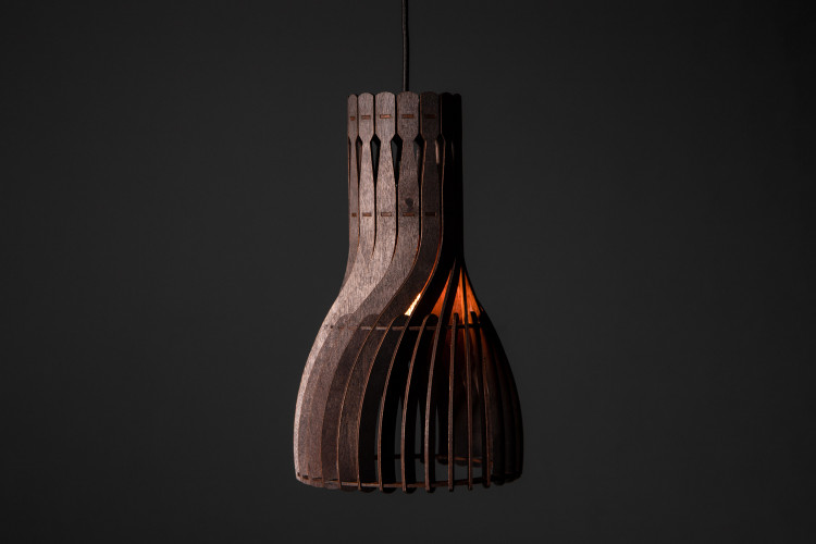 Luciani Pendant - Walnut Lamps and Pendants - 2