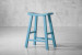 Ryder Wooden Bar Stool - Matt Cobalt Blue Bar Stools - 1