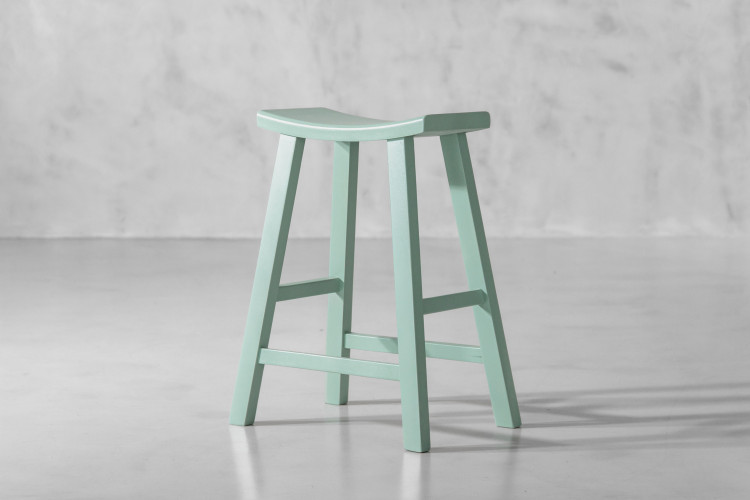 Ryder Wooden Bar Stool - Matt Sage Ryder Wooden Bar Chair Collection - 1