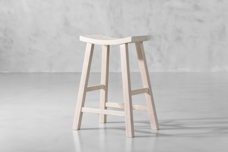 Ryder Wooden Bar Stool - Misty Oak Ryder Wooden Bar Chair Collection - 1